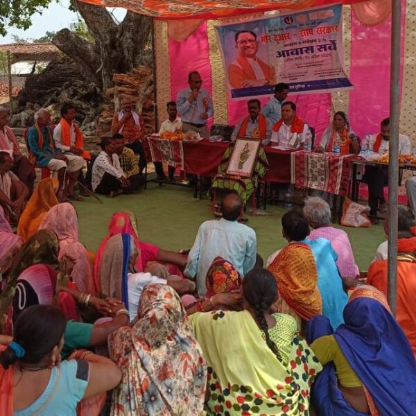 प्रधानमंत्री आवास योजना-ग्रामीण अंतर्गत ग्राम कुहीकला एवं घोटिया में किया गया भूमि पूजन एवं हितग्राहियों को कराया गया गृह प्रवेश