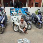शराब तस्करी एवं स्कुटी चोरी करने वाले आरोपी को लालबाग पुलिस ने गिरफ्तार कर भेजा जेल।