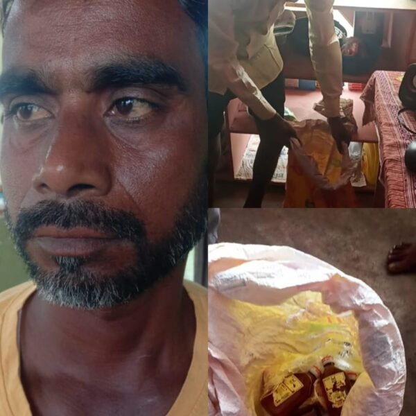 अवैध शराब रखने वाले पर पुलिस चौकी मोहारा की कार्यवाही…