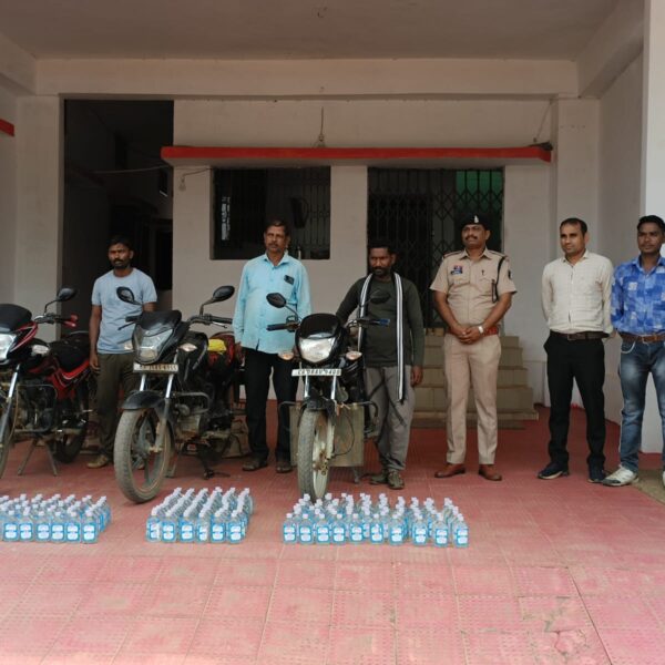 महाराष्ट्र के अवैध शराब तस्कर पर बड़ी कार्यवाही…