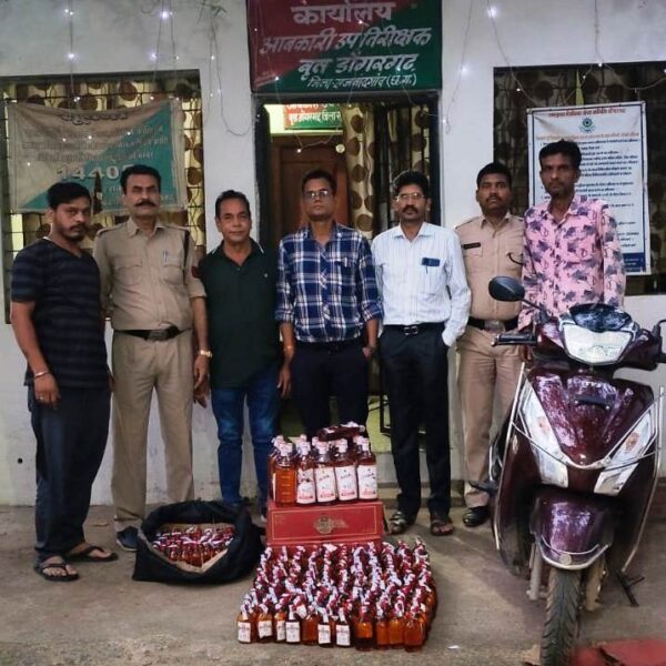 आबकारी विभाग की कार्रवाई में दूसरे प्रदेश निर्मित की तस्करी कर लाई गई शराब सहित देशी महुआ शराब वा सामग्री जब्त….