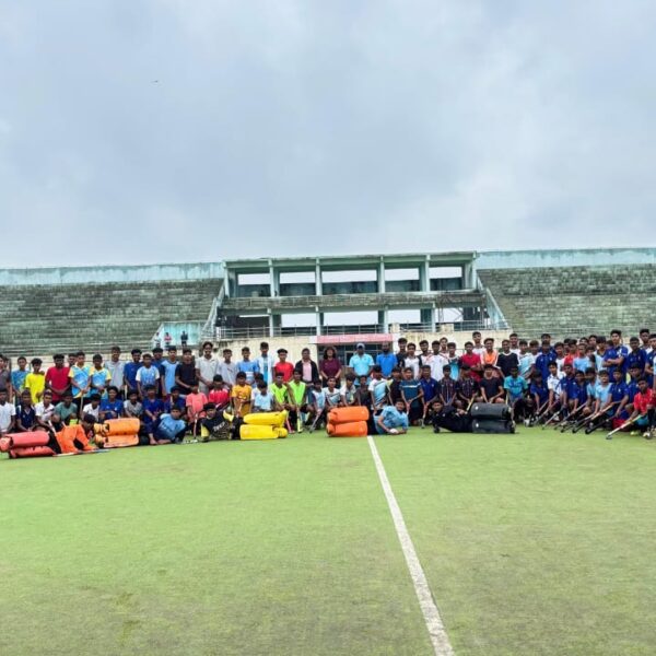 छत्तीसगढ़ सब जूनियर बालक हॉकी टीम हेतू चयन स्पर्धा का हुआ आयोजन.