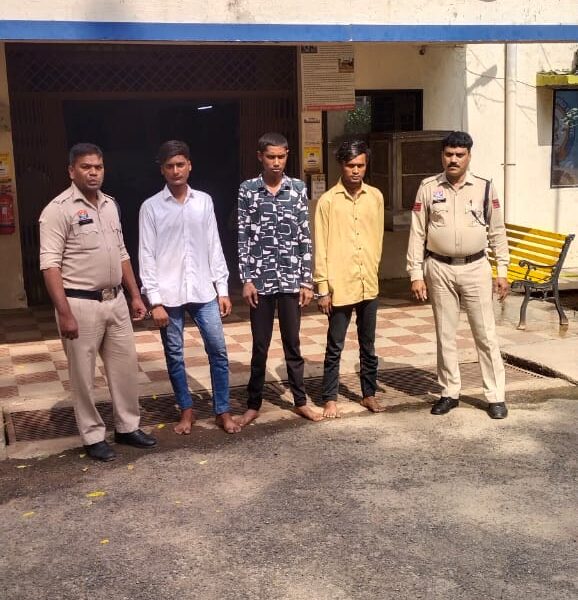 पुलिस ने अलग-अलग घटनाओं में तीन आरोपियों को किया गिरफ्तार …..