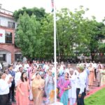 जिला पंचायत अध्यक्ष श्रीमती किरण वैष्णव ने जिला पंचायत परिसर में किया ध्वजारोहण….