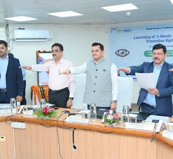 पी दयानंद ने एसईसीएल में तीन माह के निवारक सतर्कता अभियान का किया शुभारंभ….