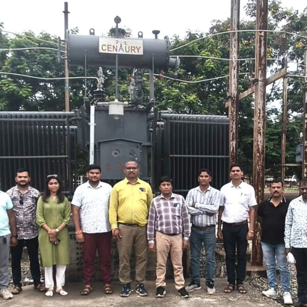 सुरगी उपकेन्द्र में स्थापित किया गया 05 एम.व्ही.ए. का नया पॉवर ट्रांसफार्मर….