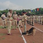 पुलिस अधीक्षक मोहित गर्ग द्वारा वार्षिक निरीक्षण परेड में हुए शामिल उन्हें दी गई सलामी….
