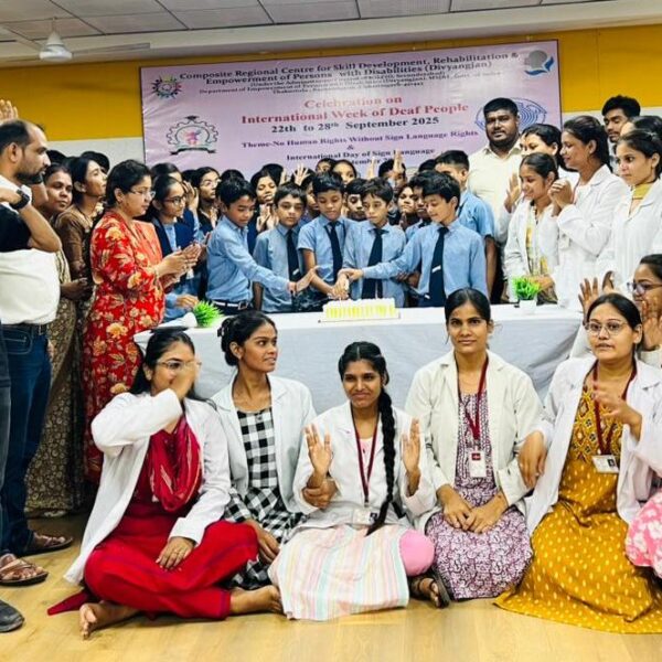 सीआरसी ठाकुरटोला में अंतर्राष्ट्रीय सांकेतिक भाषा दिवस का हुआ आयोजन…..