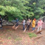 कौरिनभाठा में चला एक दिन, एक घंटा, एक साथ स्वच्छता श्रम दान…..