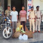 मोटर सायकल से अवैध महुआ शराब परिवहन करने वाले महाराष्ट्र के दो आरोपी को किया गया गिरफ्तार…..