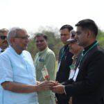 उपराष्ट्रपति महोदय का राजनांदगांव आगमन – कुरुक्षेत्र ग्राउंड हेलीपैड पर हुआ आत्मीय स्वागत….