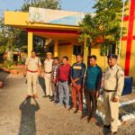 पुलिस द्वारा गुण्डा बदमाशो का परेड लेकर किया कार्यवाही 4 आरोपियों को भेजा जेल….