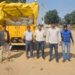 कार्रवाई : अवैध रूप से भंडारित 75 बोरी धान जब्त….