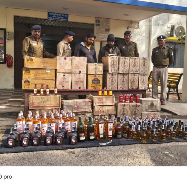 मध्य प्रदेश निर्मित शराब परिवहन पर पुलिस की बडी कार्यवाही, दो आरोपी गिरफ्तार….
