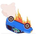 कार में आग लगने से तीन की जिंदा जलकर मौत…