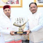 मुख्यमंत्री विष्णुदेव साय से कर्नाटक के राज्यपाल थावरचंद गहलोत ने की सौजन्य भेट…