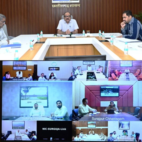 मुख्य सचिव की अध्यक्षता में हर घर नल-जल जीवन मिशन की प्रगति पर कलेक्टर कॉन्फ्रेंस सम्पन्न….